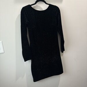 Express Black Dress with Silver Studs